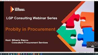 Probity in Procurement