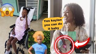 OMG😱 Watch Kaylan Dowdie Takes her first steps 👣 for the first time👏(very emotional ⬇️)