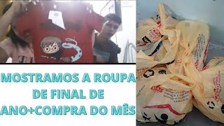 COMPRAMOS A ROUPA DE FINAL DE ANO + COMPRA DO MÊS