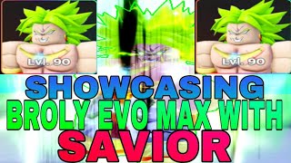 Showcasing BROLY EVO MAX LEVEL WITH SAVIOR TRAIT In Ultimate Tower Defense