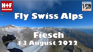 Fly Swiss Alps, Hike n Fly Contest, Fiesch, 13 August 2022