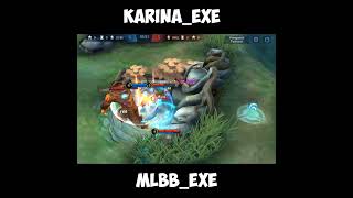 karina EXE,😂 |Mobile legends #Shorts