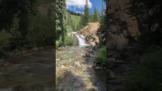 Waterfall - Colorado #travel #nature #jeepwrangler #smittybilt #boat #hiking #jeeprubicon #alaska