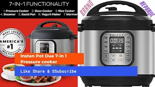 Instant Pot Due 7 -in-1 Electrical Pressure Cooker #shorts