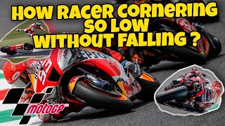 How racer cornering without falling?  CORNERING EXPLAINED in MOTOGP - Everything is about physics