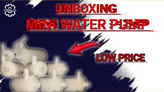 👉unboxing mini water pump.low price    # roshil experiment.