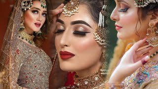 Trending Asian Bride Makeup 2024|Latest Pakistani Trendy Bride Makeup Look 2024|Muslim Bride Makeup