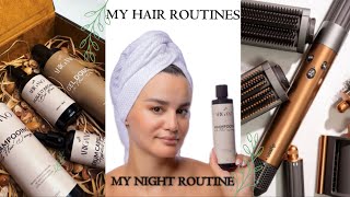 MY NIGHT ROUTINES ✨💇🏻‍♀️ MA ROUTINE CAPILLAIRE 🧖🏻‍♀️ ARIGANO🌿روتين عنايتي بشعري وبشرتي