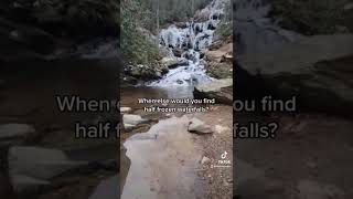 Frozen Catawba Falls NC