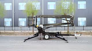 Towable Hydraulic Articulated Boom Lift