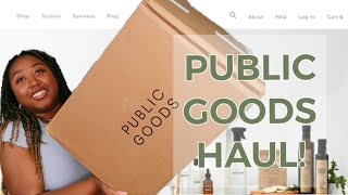 Unboxing | First impression | PUBLIC GOODS HAUL!