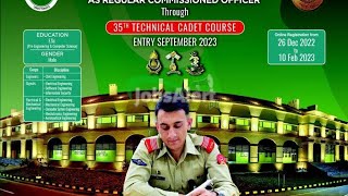 New Jobs In Pak Army| Technical Cadet Course 2023| Join Pak Army Jobs 2023| Knowledge Academy