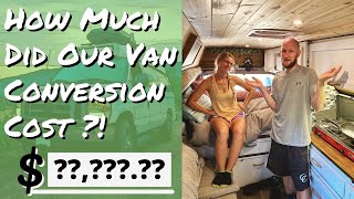 How Much Did Our Van Conversion Cost? DIY Van Build: Ford E-350