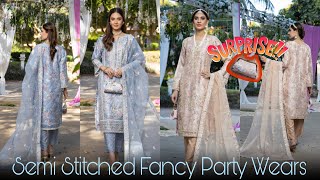 SURPRISE🔥 | SEMI STITCHED LUXURY PARTY WEARS | DR HARIS - MERAS✨ | NEW COLLECTION 2024