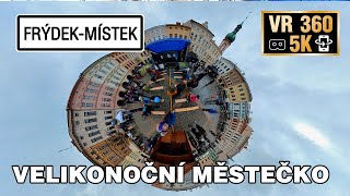 [5K] [VR360] VELIKONOČNÍ MĚSTEČKO Frýdek - Místek 2022 - Cimbálová muzika Slifka