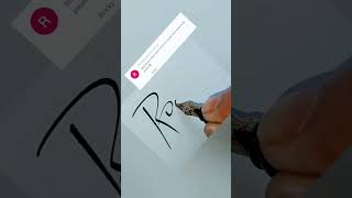 rocky #shortvideos #calligraphy #fypシ #shorts #handwriting #trending #shortsvideo #signature