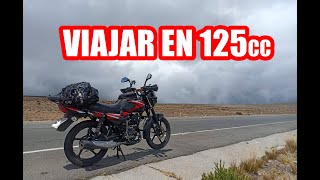 VIAJAR EN MOTO DE BAJA CILINDRADA / consejos / presupuesto