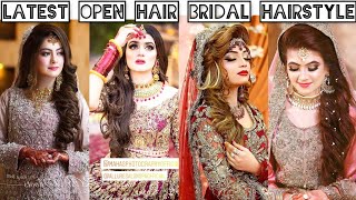 Latest Bridal hairstyle 2022 Open Bridal updo hairstyle Open Curls Bridal hairstyle Konda Mosthara