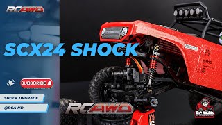 RCAWD SCX24 Oil Filled Shock - Professional Installation and Demonstration