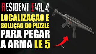 RESIDENT EVIL 4 REMAKE Puzzle Terminal da trava Eletrônica LOCALIZAÇAO LE 5