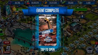 TITANBOA COT BATTLE - JURASSIC WORLD THE GAME