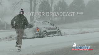 JAN 06 2022 WEST KENTUCKY SNOWSTORM ALONG I-69 AND I-169