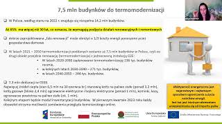 Webinarium „Którędy ucieka energia? Ochrona cieplna budynku oraz dobór źródła ciepła”