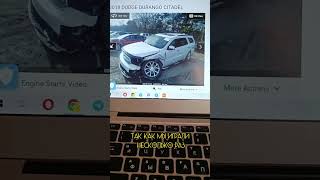 Dodge Durango citadel 2018. Покупка на аукционе