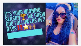 Everything in your life is increasing! We grew almost 600 followers in 2 days on TikTok! 18.5k‼️🏆🙌🏽