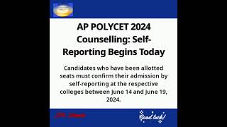 AP POLYCET 2024  #counselling  #onlineapply #youtubeshorts #shorts  #short