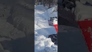 Sportsman 850 in deep snow