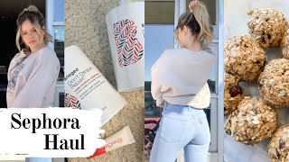 VLOG: Sephora Haul, Shooting & Healthy Snacks