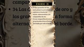 Éxodo 28, 33-34 #dios #biblia #versiculodeldia