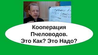 Кооперация пчеловодов для сбыта мёда самостоятельно. Съезд пчеловодов. Продаёт КООП, а не пчеловод