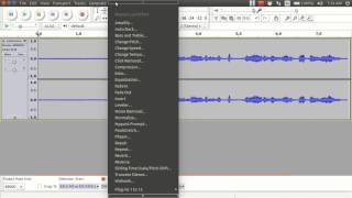 Removing background noise from videos with Audacity