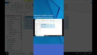 Renomeie múltiplos arquivos no Windows de uma só vez #shorts