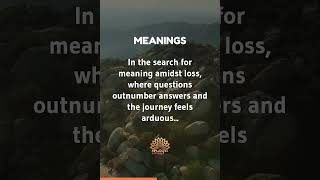 In the Search for Meaning