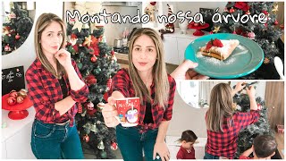 MONTAMOS  nossa ÁRVORE de NATAL | RECEITA de CREPE | Chegou RECEBIDO 😍❤️