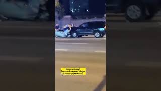 Гармошка из 7 машин на Московском шоссе в Самаре #самара