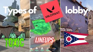 Types of Valorant lobby