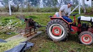 Adaptando forrageira Nogueira DPN 2 no Agrale  para fazer silagem ( passo a passo )