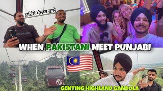 When PAKISTANI MEETS PUNJABI 🇲🇾 Genting Highland Gandola Ride | Malaysia Vlog