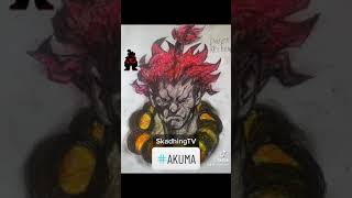 Akuma Drawing : Streetfighter villain antagonist #akuma #quickakumadrawing