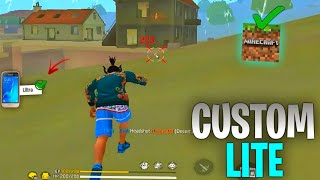 [NOVA ATUALIZAÇÃO] CUSTOM LITE FREE FIRE COM 4 MB GRÁFICO DE MINECRAFT DA NOVA ATUALIZAÇÃO