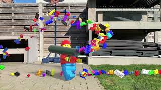 LEGO ANIMATION GOES WILD WITH A LEGO ROCKET LAUNCHER!