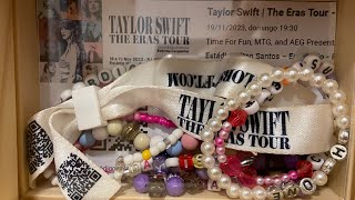 ORGANIZANDO MINHAS PULSEIRAS DA AMIZADE DO SHOW DA TAYLOR SWIFT!!! FINALMENTE!!!