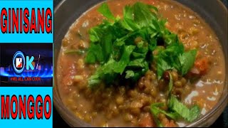 HOW TO COOK GINISANG MONGGO - SAUTEED PORK MUNG BEANS | GUISADONG MUNGGO RECIPE |  ONCHO'S KITCHEN👌