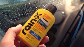 RainX Windshield Rain Repellant Test & Review