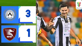 Udinese Salernitana (3-1) Gli Highlights | Coppa Italia | udinese salernitana | udinese-salernitana