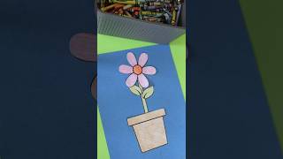 Easy flower craft 🌸 #papercrafts ts #easycrafts #flowers